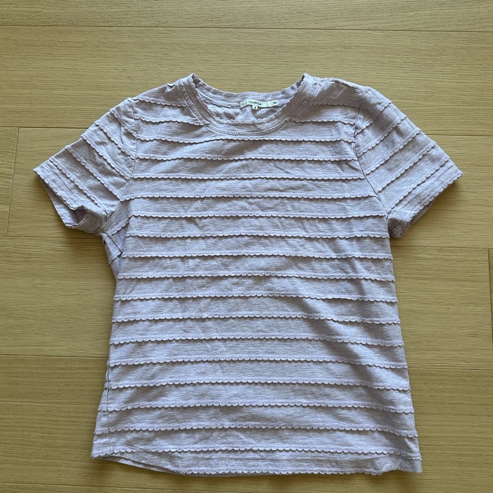 Tularosa Light Purple Patterned Tee